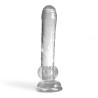 DILDO CRYSTAL CLEAR 17,5 CM  CRUSHIOUS HUDINI JELLY ANAL DILDO CLEAR