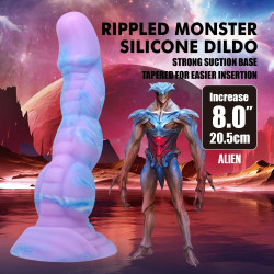 DILDO POWER MONSTER ALIEN 8" 20,5 CM
