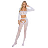 BODYSTOCKING BIAŁE ONE SIZE