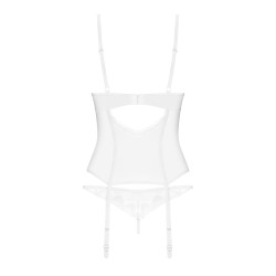 OBSESSIVE GORSET I STRINGI ALISSIUM BIAŁY M/L