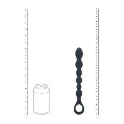 SONDA ANALNA SILIKONOWA CZARNA 26 CM / 4 CM
