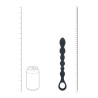 SONDA ANALNA SILIKONOWA CZARNA 26 CM / 4 CM
