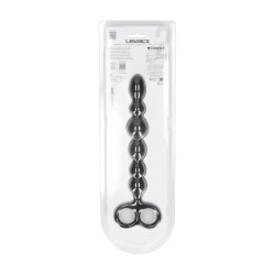 SONDA ANALNA SILIKONOWA CZARNA 24,5CM / 7,5 CM