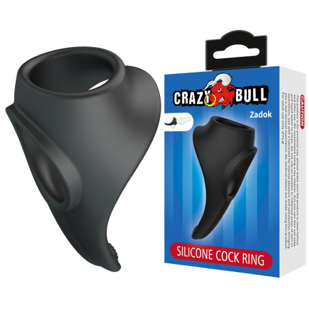CRAZY BULL ZADOK SILIKONOWY PIERŚCIEŃ NA PENISA I JADRA
