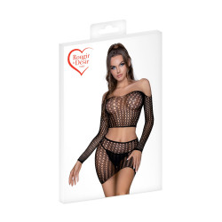 TOP+JUPE RESILLE ONE SIZE