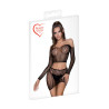 TOP+JUPE RESILLE ONE SIZE