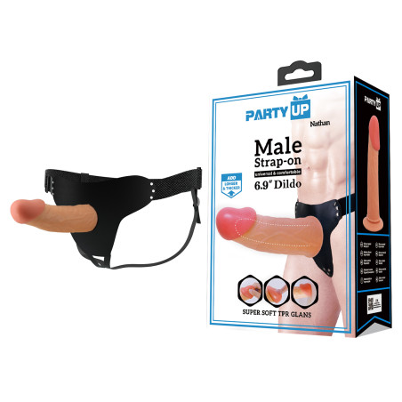 STRAP-ON NATHAN DILDO 6,9"