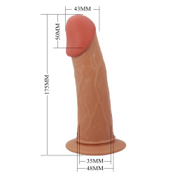 STRAP-ON NATHAN DILDO 6,9"