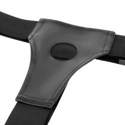 STRAP-ON HARNESS ATTRACTION - RNES HOLLOW FRAMES WITH VIBRATOR 15 CM -O- 5 CM