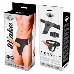 STRAP-ON HARNESS ATTRACTION - RNES HUECO BLAKE 15.5 CM -O- 4 CM