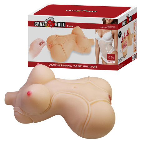 MASTURBATOR CRAZY BULL  DIANA WAGINA & ANAL  5 KG.
