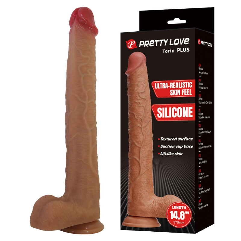 DILDO SILIKONOWE PRETTY LOVE TORIN PLUS 14,8" 37,5 CM