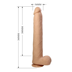 DILDO PRETTY LOVE DANY 14,2" 36 CM