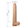 DILDO PRETTY LOVE DANY 14,2" 36 CM