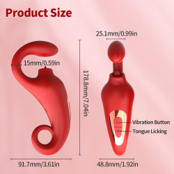 WIBRATOR MERFI 10 TRYBÓW WIBRACJI 10 TRYBÓW LIZANIA USB