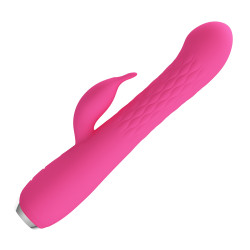 WIBRATOR ERIC 12 WIBRACJI 3 ROTACJE USB RÓŻOWY