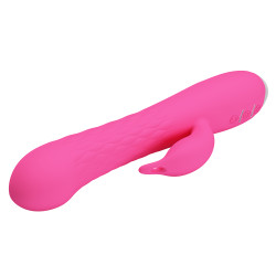 WIBRATOR ERIC 12 WIBRACJI 3 ROTACJE USB RÓŻOWY
