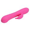 WIBRATOR ERIC 12 WIBRACJI 3 ROTACJE USB RÓŻOWY