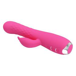 WIBRATOR ERIC 12 WIBRACJI 3 ROTACJE USB RÓŻOWY