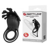 PRETTY LOVE - VIBRANT PENIS RING RUBEN BLACK 7FUNKCJI WIBRACJI USB