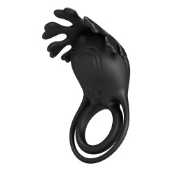 PRETTY LOVE - VIBRANT PENIS RING RUBEN BLACK 7FUNKCJI WIBRACJI USB