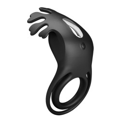 PRETTY LOVE - VIBRANT PENIS RING RUBEN BLACK 7FUNKCJI WIBRACJI USB