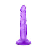 DILDO NATURALLY YOURS 5INCH MINI COCK PURPLE