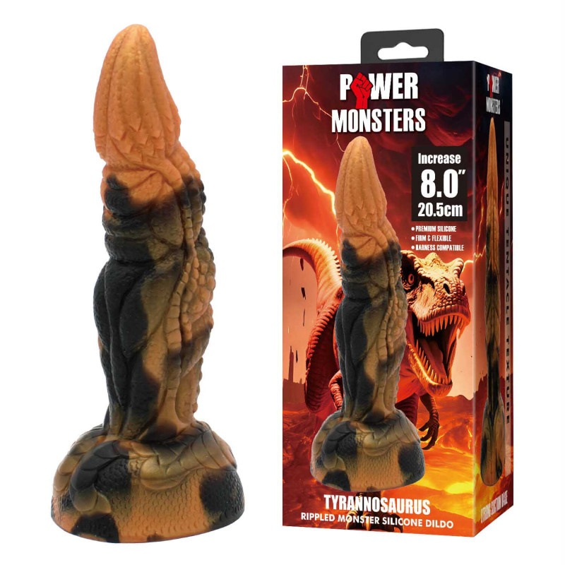 DILDO POWER MONSTER TYRANNOSAURUS DŁUGOŚĆ 20,5 CM ŚREDNICA 4,8 CM