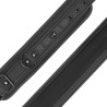 ZESTAW DO NIEWOLENIA FETISH SUBMISSIVE - SET OF HAND AND ANKLE HANDCUFFS WITH NOPRENE LINING