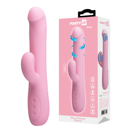 WIBRATOR DEAN 12 WIBRACJI 4 FUNKCJE ROTACJI USB