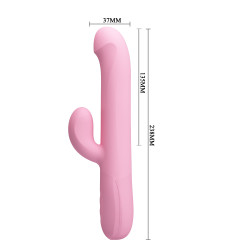 WIBRATOR DEAN 12 WIBRACJI 4 FUNKCJE ROTACJI USB