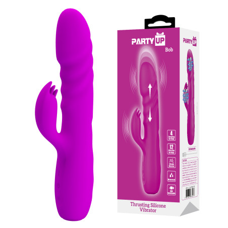 WIBRATOR BOB 4 TRYBY PCHANIA 12 FUNKCJI WIBRACJI USB