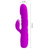 WIBRATOR BOB 4 TRYBY PCHANIA 12 FUNKCJI WIBRACJI USB