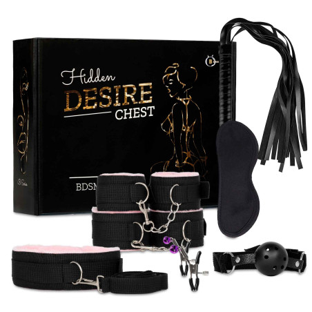 ZESTAW BDSM FETISH 8 ELEMENTÓW