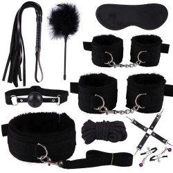 ZESTAW BDSM FETISH 10 ELEMENTÓW