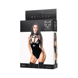 GLOSSY WETLOOK CZARNE BODY JODI S