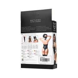GLOSSY WETLOOK CZARNE BODY JODI M