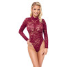 CZERWONE KORONKOWE BODY COTTELLI  M