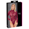 CZERWONE KORONKOWE BODY COTTELLI  M