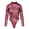 CZERWONE KORONKOWE BODY COTTELLI  M