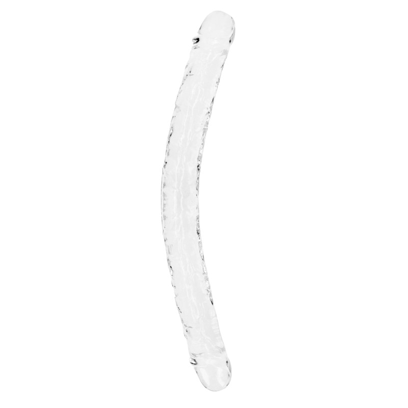PODWÓJNE DILDO CRYSTAL CLEAR  18'' / 45 cm