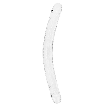 PODWÓJNE DILDO CRYSTAL CLEAR  18'' / 45 cm