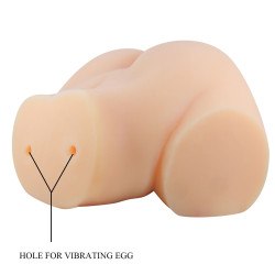 MASTURBATOR CRAZY BULL EMILIA WAGINA & ANUS WIBRACJE  TPR ABS  2,8 KG