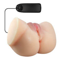 MASTURBATOR CRAZY BULL EMILIA WAGINA & ANUS WIBRACJE  TPR ABS  2,8 KG