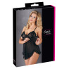 KOSZULKA COTTELLI CZARNA BABYDOLL RUFFLES 2XL