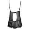 KOSZULKA COTTELLI CZARNA BABYDOLL RUFFLES 2XL