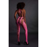NEONOWE RÓŻOWE BODYSTOCKING  XS/XL