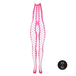 NEONOWE RÓŻOWE BODYSTOCKING  XS/XL