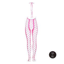 NEONOWE RÓŻOWE BODYSTOCKING  XS/XL