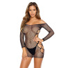 SUKIENKA CZARNA 3025   ONE SIZE